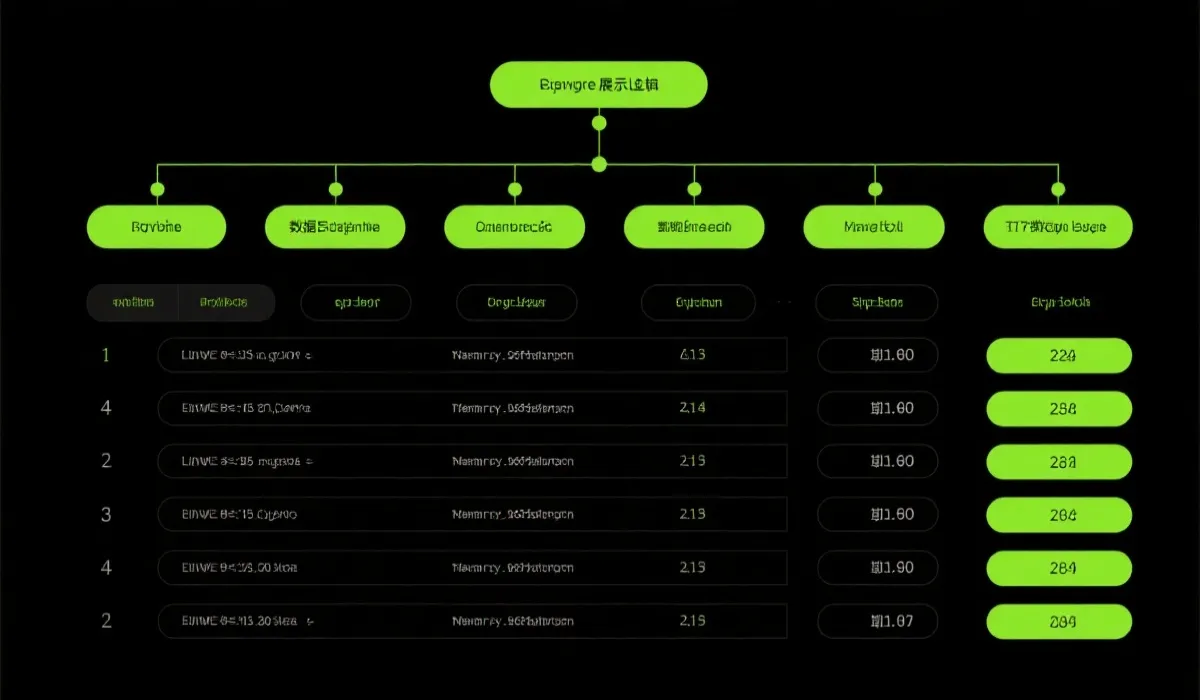 数据字段与展示逻辑示意